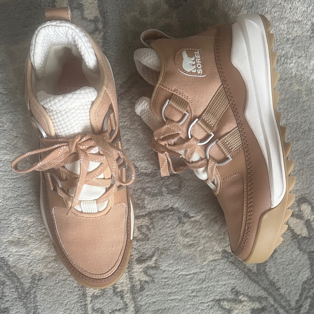 Sorel Women's Brown and White Sneakers